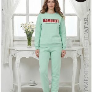 Premium Winter Fleece Night Suit for Women |  HAMULEIT Loungewear Set
